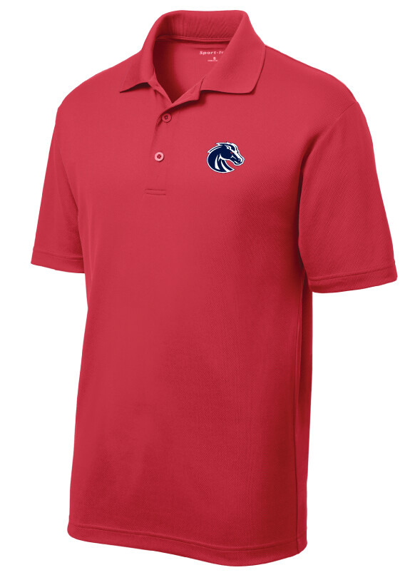 Boyd Football - Embroidered Ladies Polo, Garment Color: Red, Style LST640 Size: Ladies S