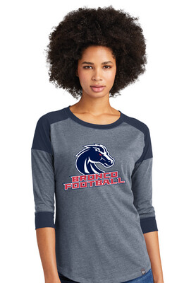 Boyd Football - Big Logo - 3/4 Sleeve Baseball Raglan Tee