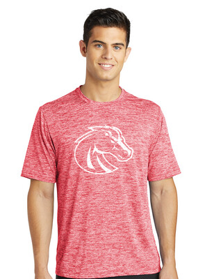 Boyd Football - Distressed Bronco - Electric Dri-Fit Short Sleeve
