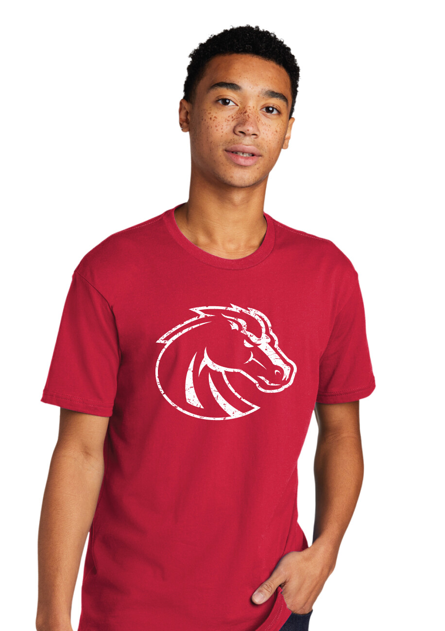 Boyd Football - Distressed Bronco - Next Level Short Sleeve
