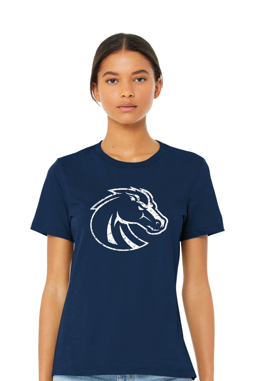 Boyd Football - Distressed Bronco - Short Sleeve
