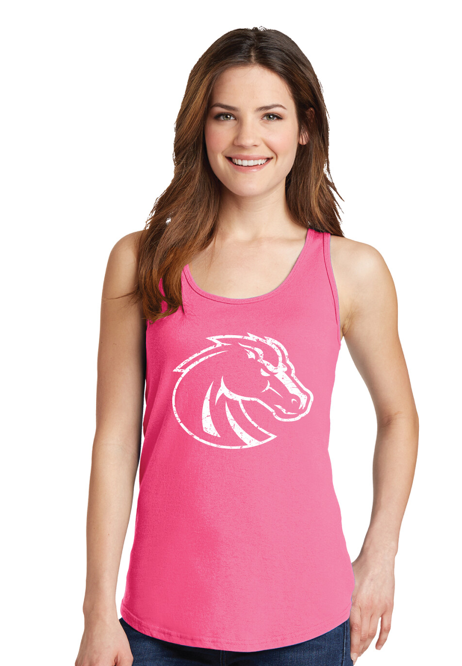Boyd Football - Distressed Bronco 
- Cotton Tank