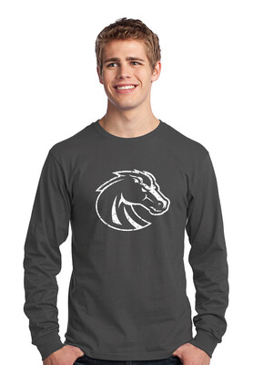 Boyd Football - Distressed Bronco - Long Sleeve