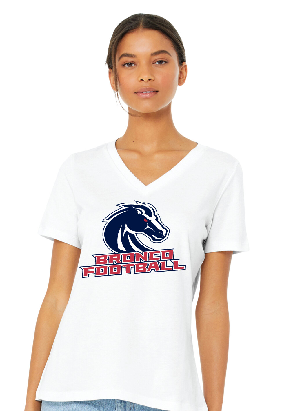 Boyd Football - Big Logo - Bella+Canvas V-Neck