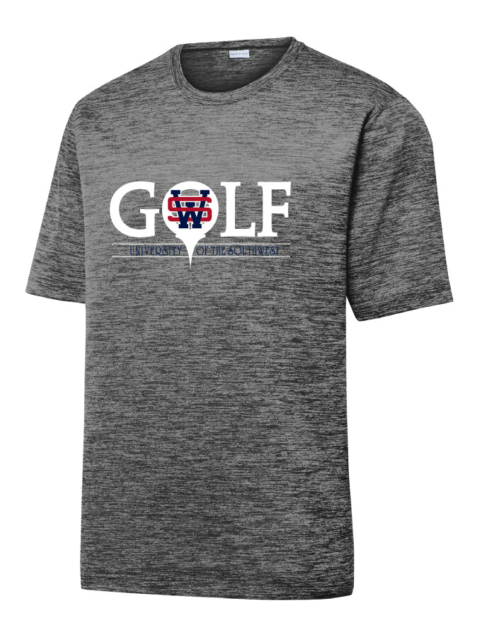 USW Golf - Golf - Electric Dri-Fit Short Sleeve, Garment Color: Grey Black