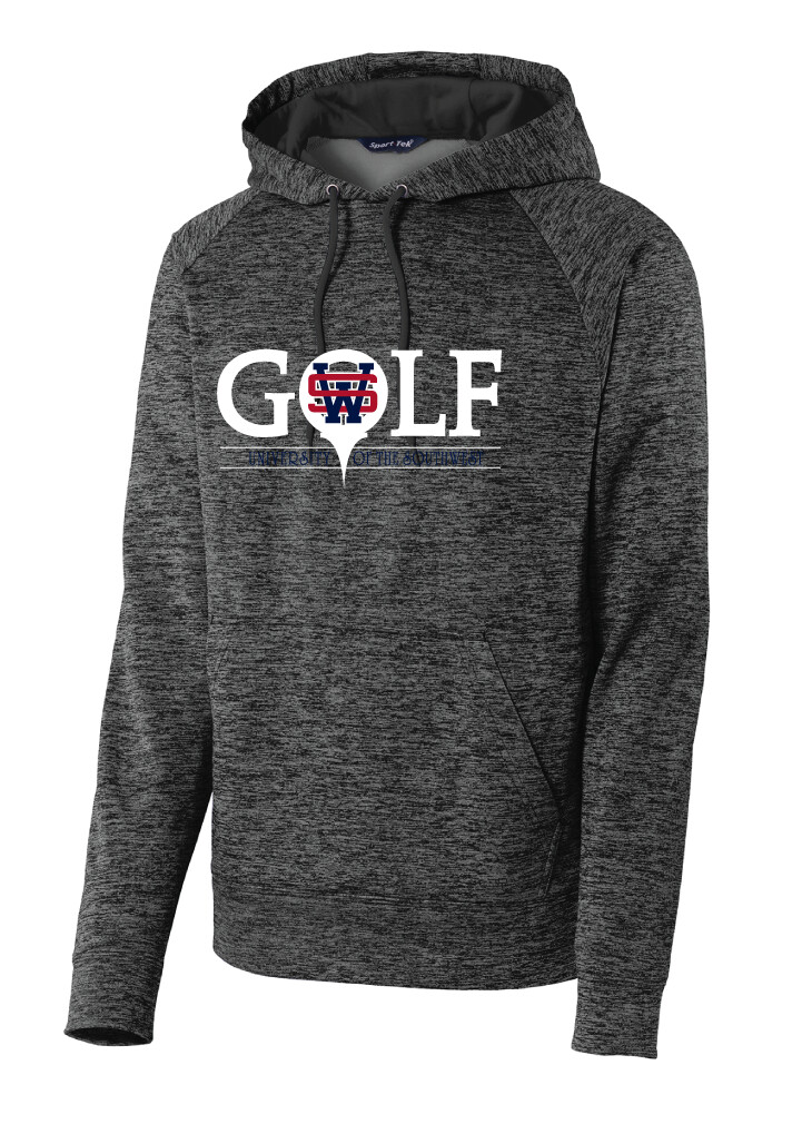 USW Golf - Golf - Electric Dri-Fit Hoodie, Garment Color: Grey Black