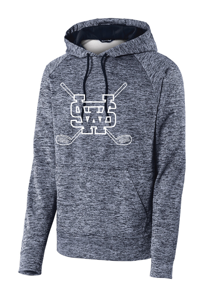 USW Golf - Outline - Electric Dri-Fit Hoodie, Garment Color: Navy