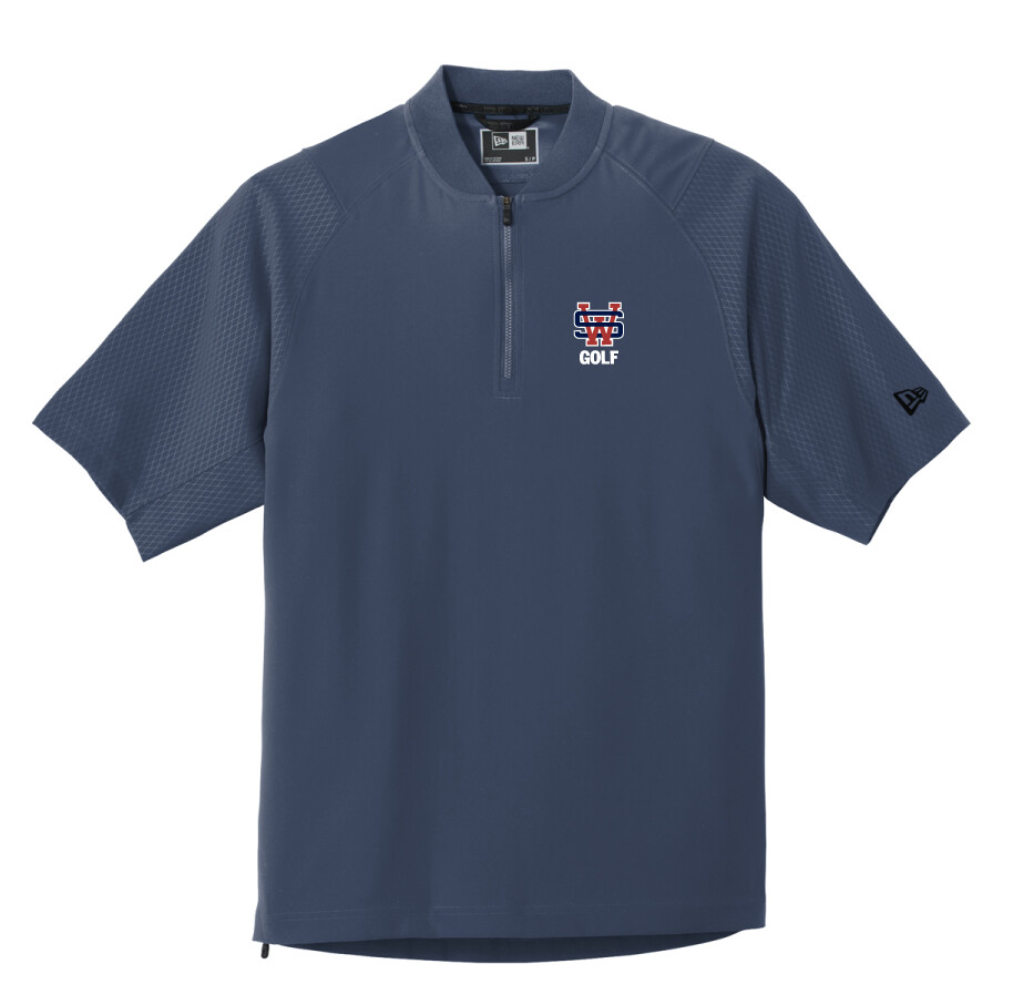 USW Golf - Embroidered New Era® 1/4-Zip Jacket, Garment Color: Navy