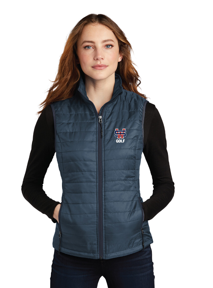 USW Golf - Ladies Packable Puffy Vest