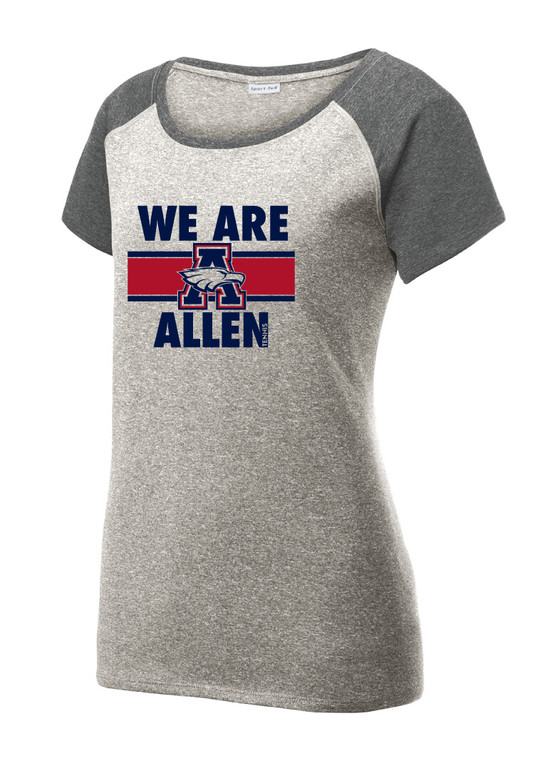 Allen Tennis - We Are Allen - Heather Scoop Neck, Color: Grey / Graphite