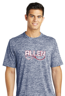 Allen Tennis - Half Racket - Electric Dri-Fit Short Sleeve