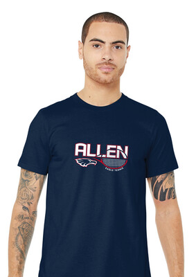 Allen Tennis - Half Racket - Bella+Canvas Short Sleeve