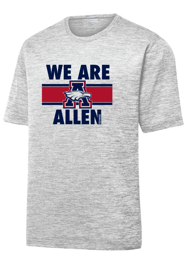 Allen Tennis - We Are Allen - Electric Dri-Fit Short Sleeve, Color: Silver