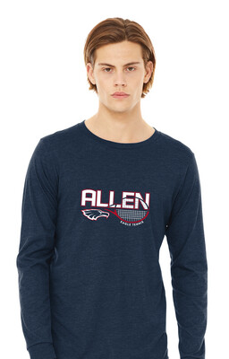 Allen Tennis - Half Racket - Bella+Canvas Long Sleeve