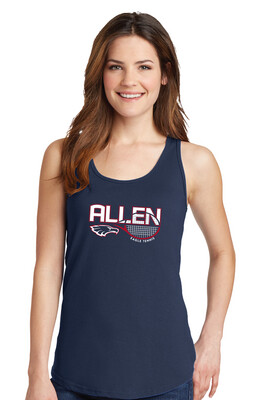 Allen Tennis - Half Racket - Cotton Tank