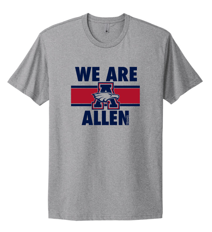 Allen Tennis - We Are Allen - Next Level Short Sleeve, Color: Grey
