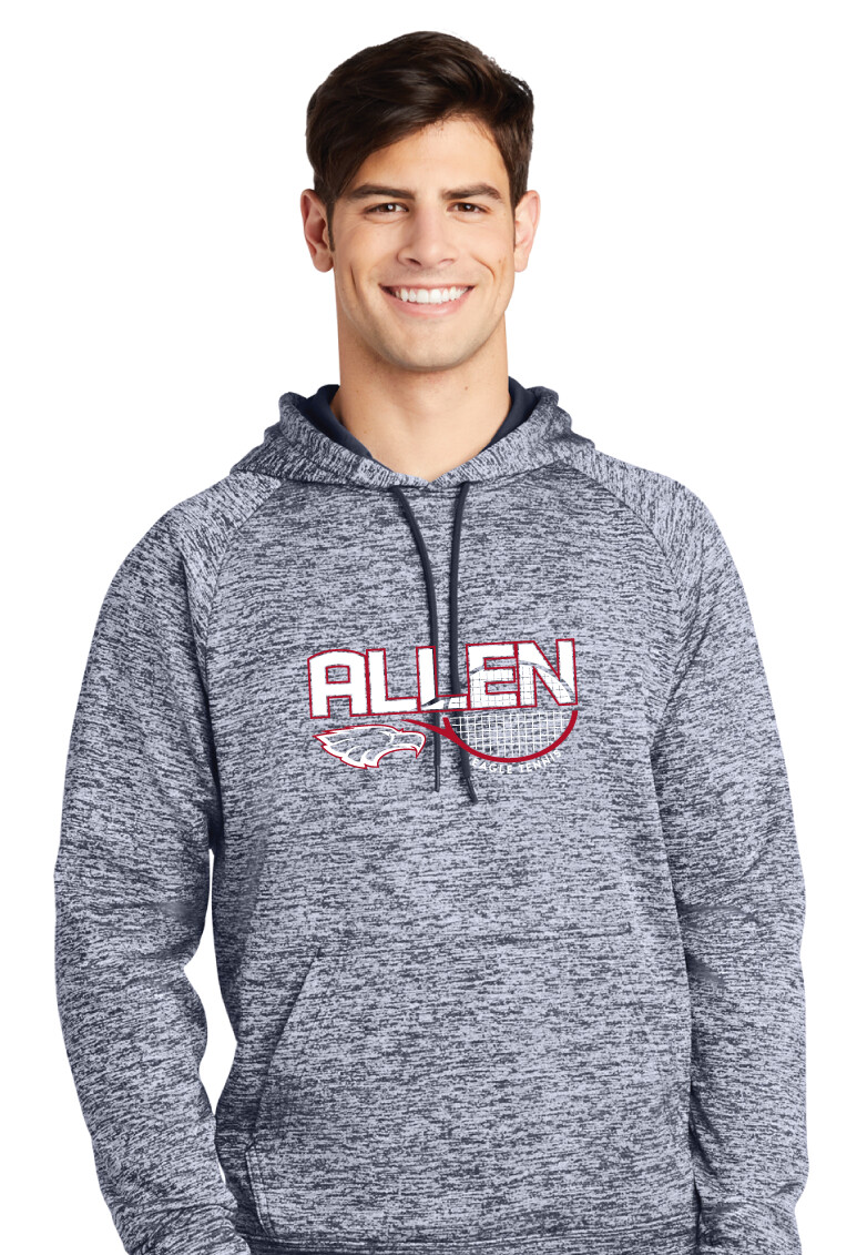 Allen Tennis - Half Racket - Electric Dri-Fit Hoodie