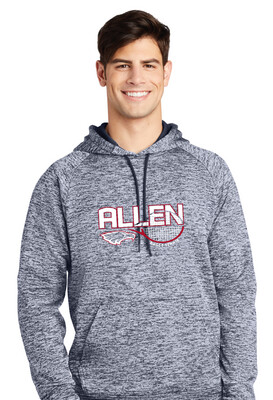 Allen Tennis - Half Racket - Electric Dri-Fit Hoodie