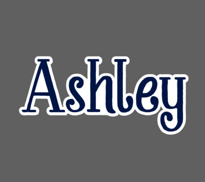 MSC Cheer - Bucket Name Decal