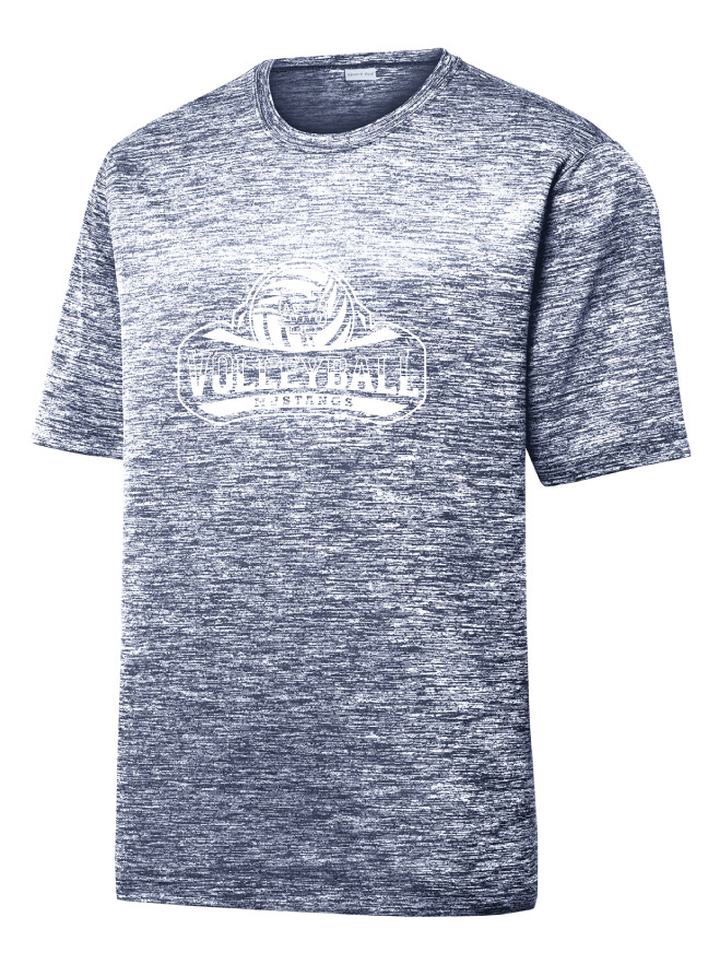 USW Volleyball - Big White - Electric Dri-Fit Short Sleeve, Color: Navy