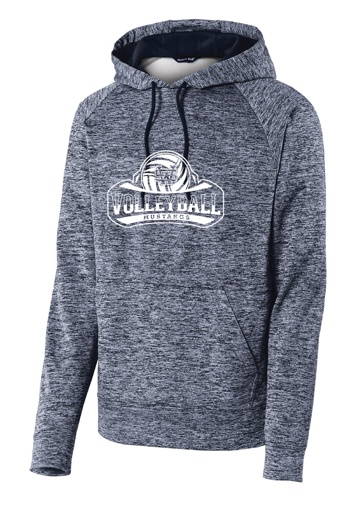 USW Volleyball - Big White - Electric Dri-Fit Hoodie, Color: Navy
