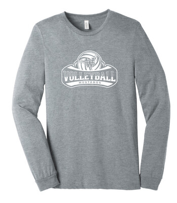 USW Volleyball - Big White - Bella+Canvas Long Sleeve
