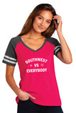 USW Softball - Everybody - Game V-Neck Tee