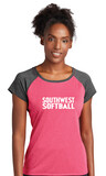 USW Softball - Simple - Heather Scoop Neck