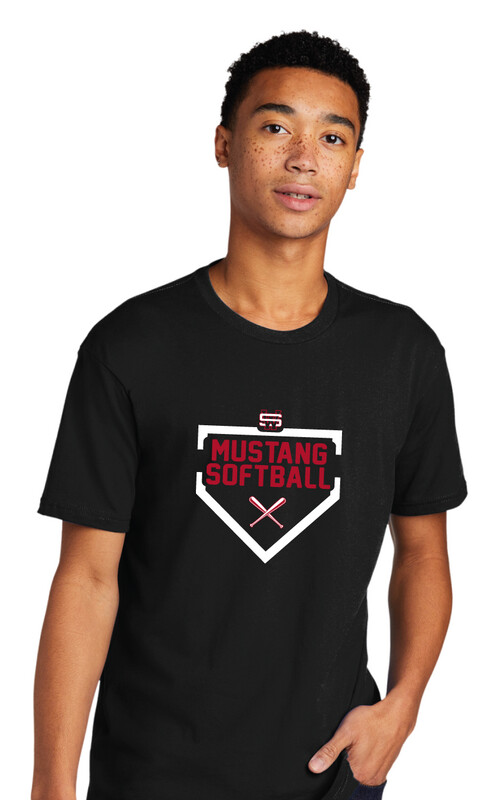 USW Softball - Mustang Plate - Next Level Short Sleeve