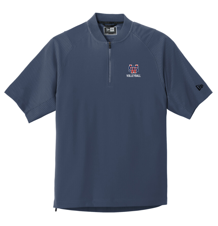 USW Volleyball - Embroidered 1/4 Zip Pullover, Garment Color: Navy
