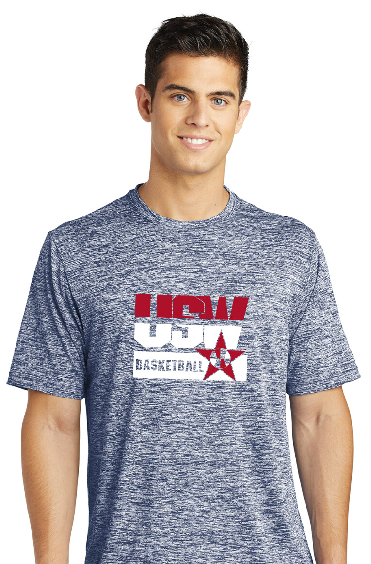 USW Basketball - Red White Blue - Electric Dri-Fit Short Sleeve