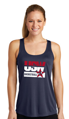 USW Basketball - Red White Blue - Dri-Fit Racerback Tank