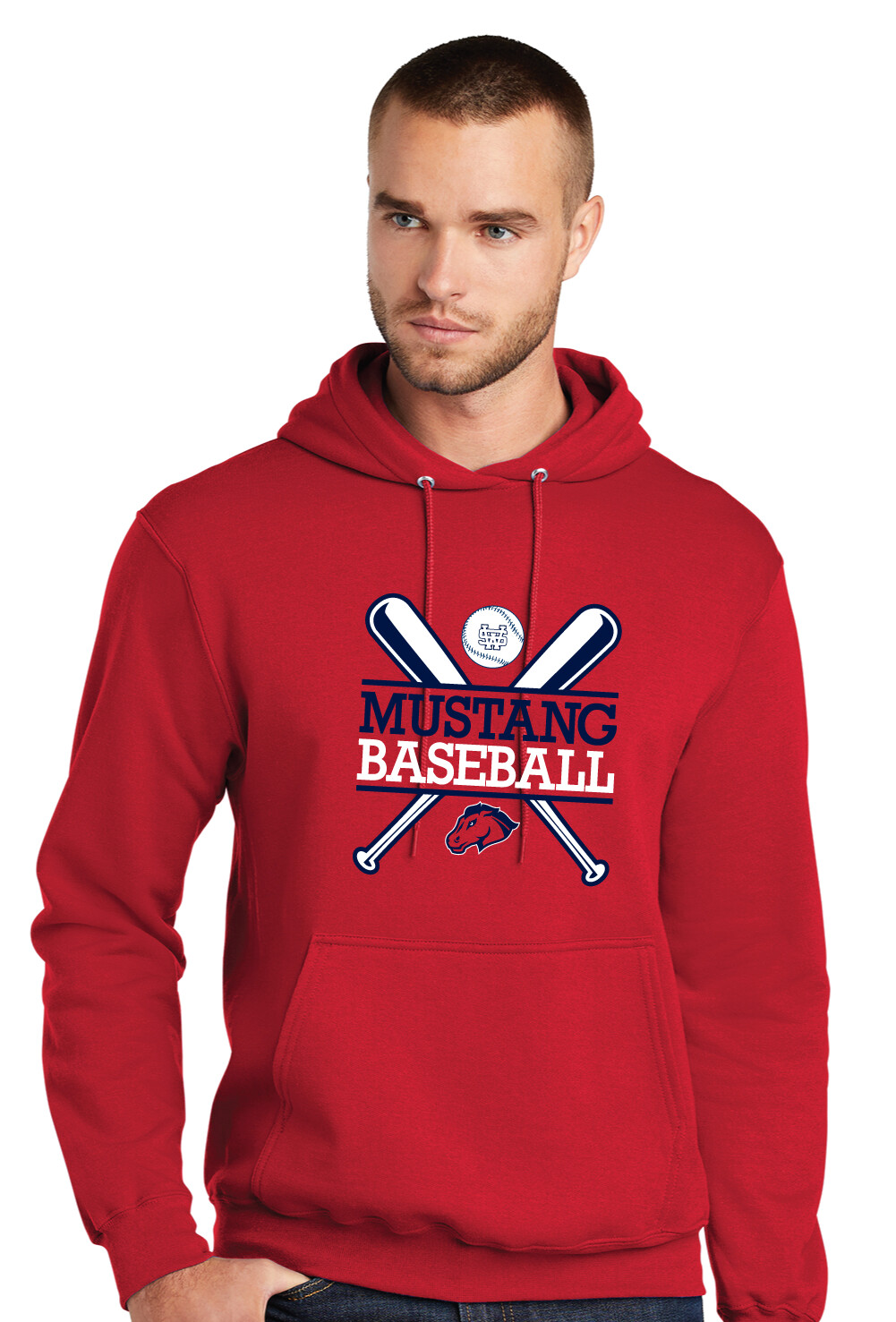USW Baseball - Crossed Bats - Hoodie