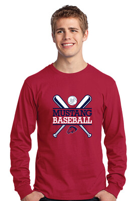 USW Baseball - Crossed Bats - Long Sleeve