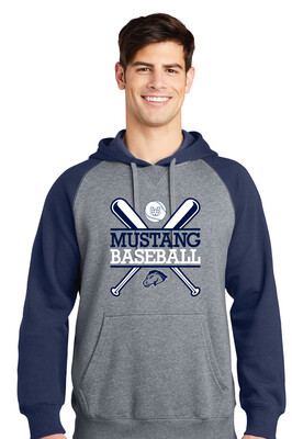 USW Baseball - Crossed Bats - Raglan Hoodie