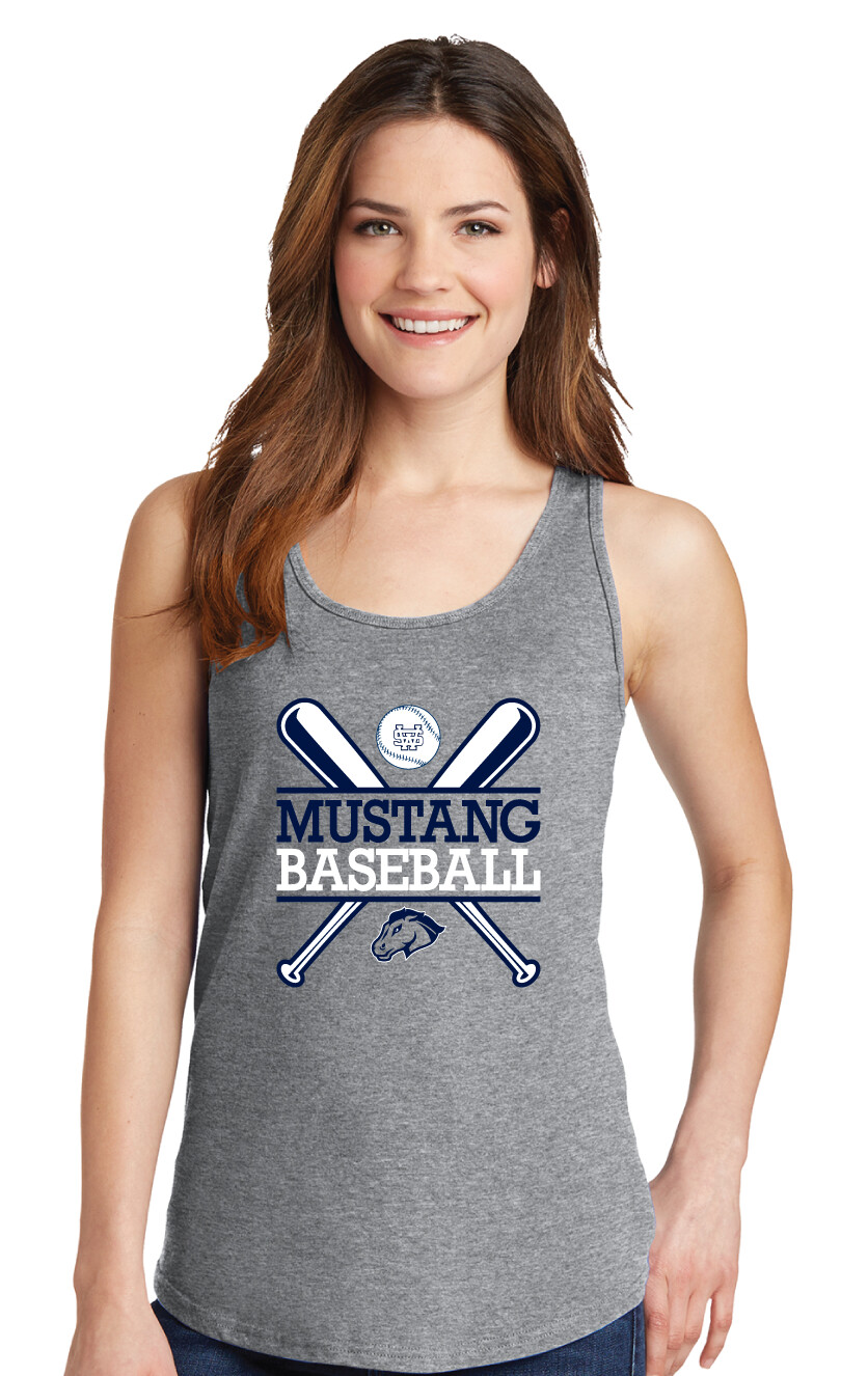 USW Baseball - Crossed Bats - Cotton Tank