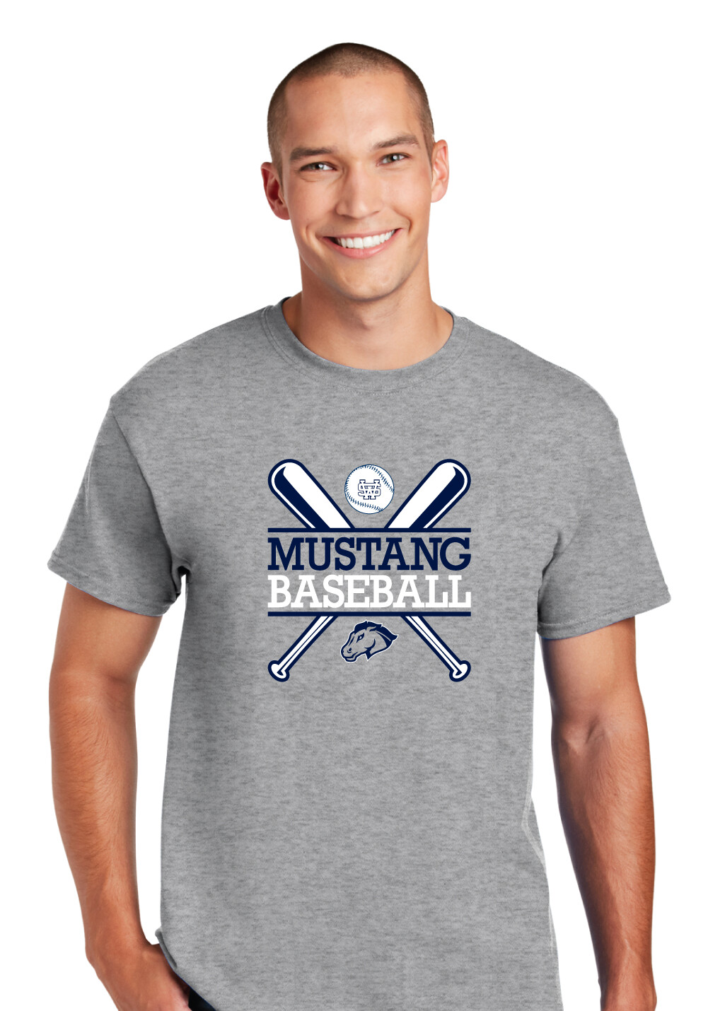 USW Baseball - Crossed Bats - Short Sleeve
