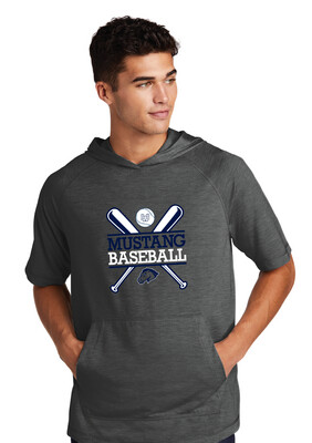 USW Baseball - Crossed Bats - Short Sleeve Hoodie