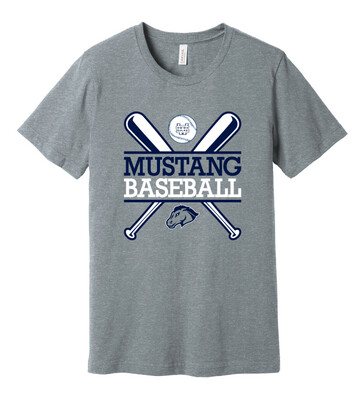 USW Baseball - Crossed Bats - Bella+Canvas Short Sleeve
