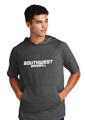 USW Baseball - Simple Block - Short Sleeve Hoodie