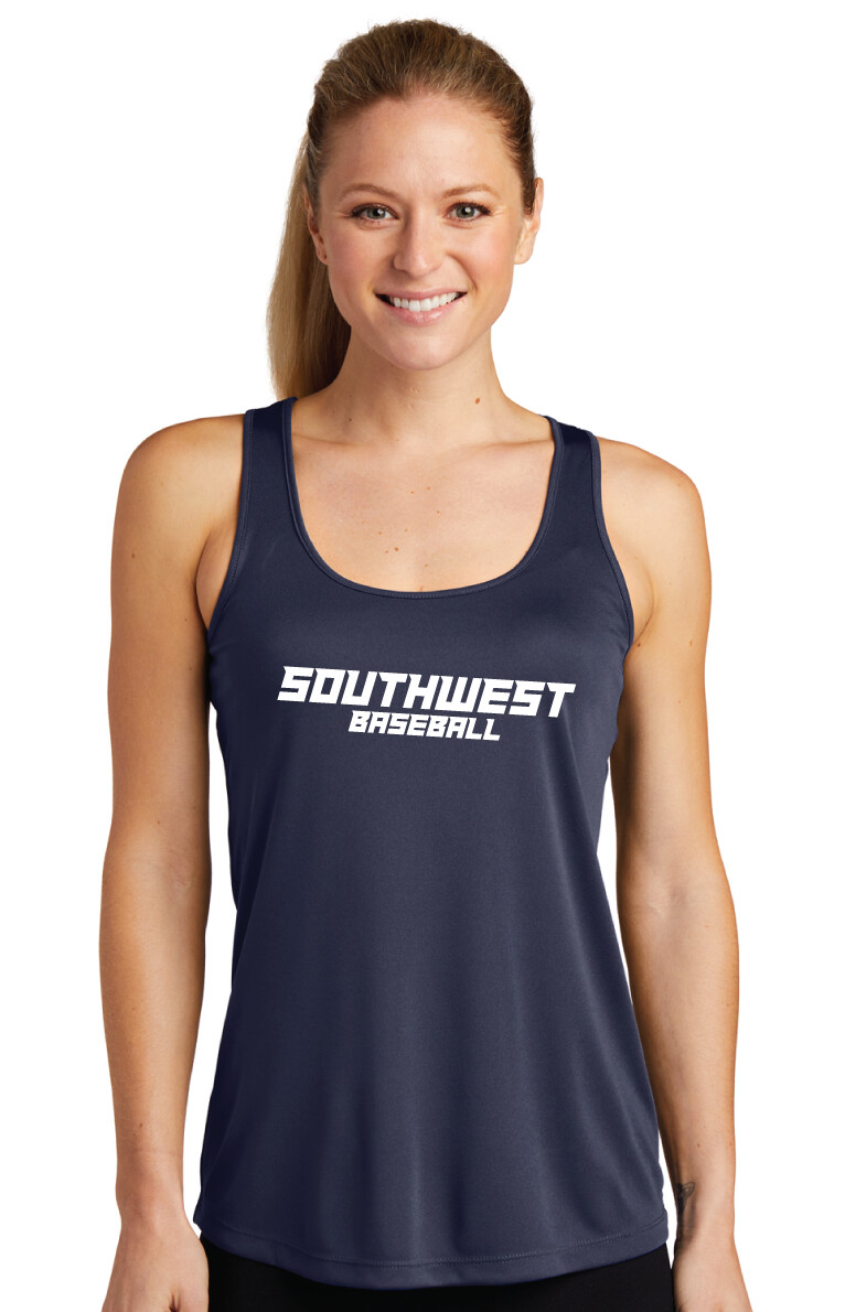 USW Baseball - Simple Block - Dri-Fit Racerback Tank