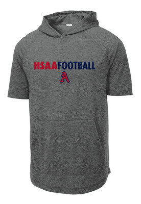 HSAA Football - Clean Lines - Short Sleeve Hoodie