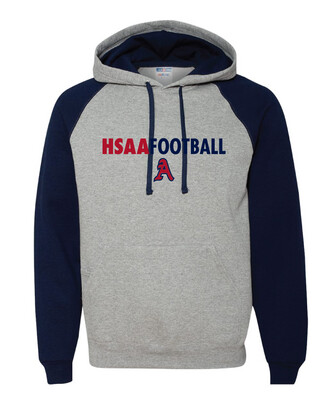 HSAA Football - Clean Lines - Raglan Hoodie