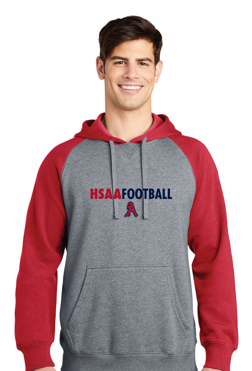 HSAA Football - Clean Lines - Raglan Hoodie