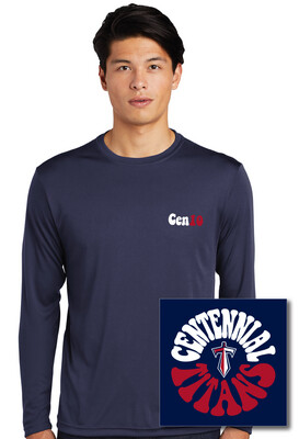 Centennial Football - Funky Circle - Dri-Fit Long Sleeve