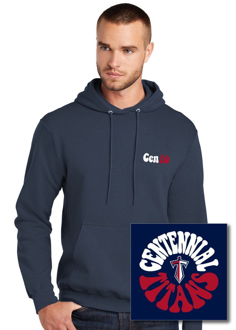 Centennial Football - Funky Circle - Hoodie
