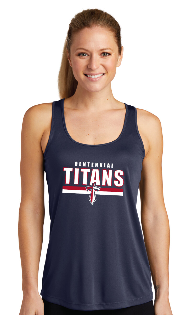 Centennial Football - Titans - Dri-Fit Racerback Tank