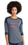 HSAA Football - Bridge - 3/4 Sleeve Baseball Raglan Tee