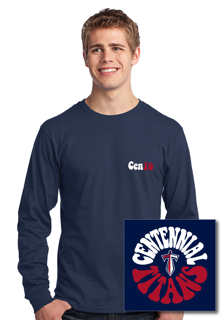 Centennial Football - Funky Circle - Long Sleeve