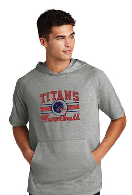 Centennial Football - Vintage - Short Sleeve Hoodie